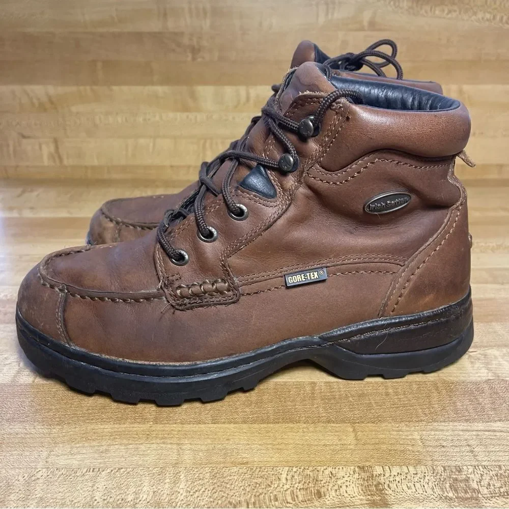 Red Wing IRISH SETTER 3873 Size 8.5 Soft Paw Chukka Hunting Boots gore Tex